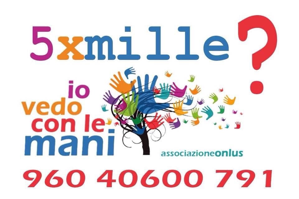 donazione io vedo con le mani